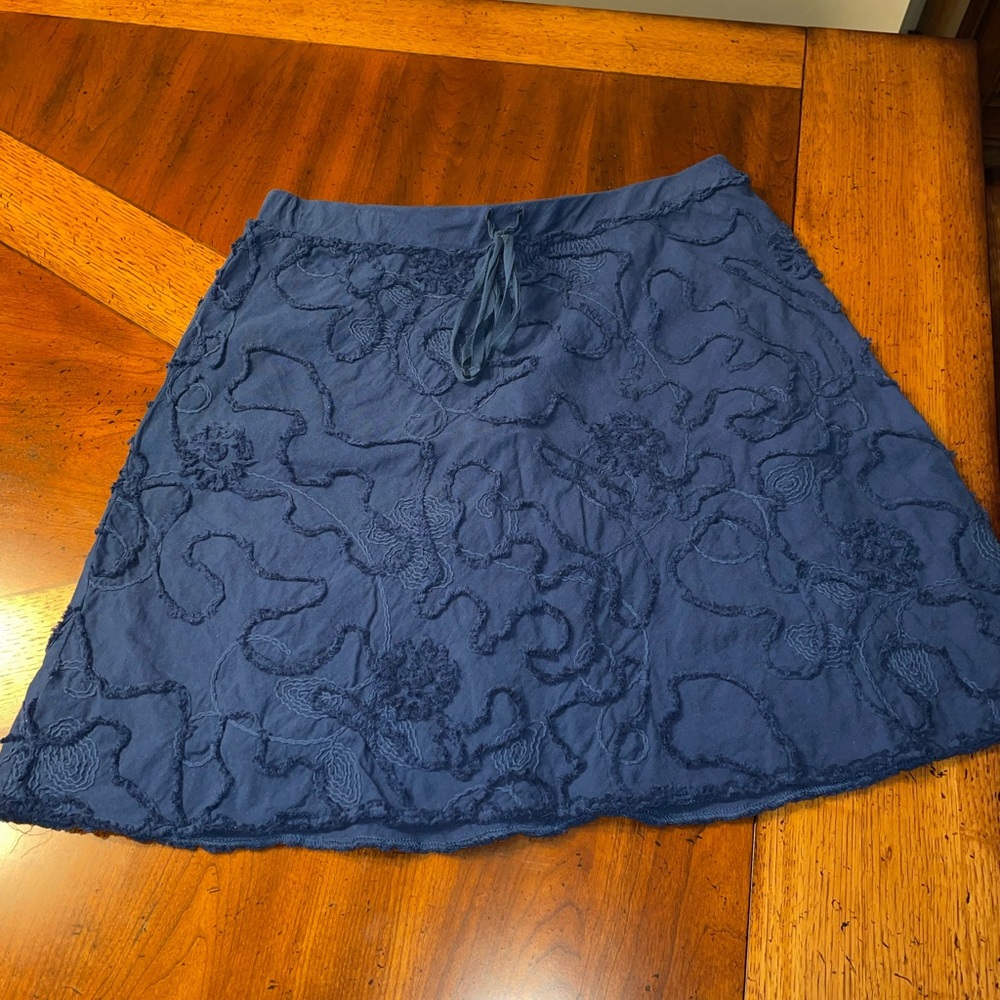 MAX studio Navy Blue A line skirt